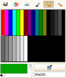 Paleta: selector de color