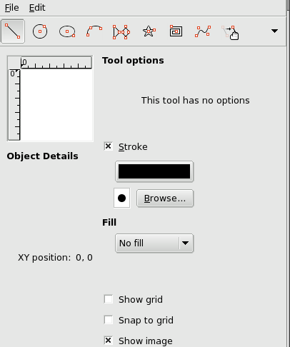Opcions del filtre «Figures geomètriques (Gfig)»