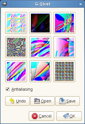 Opcions del filtre «Qbista»