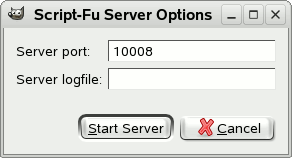 Opcions de servidor Script-Fu