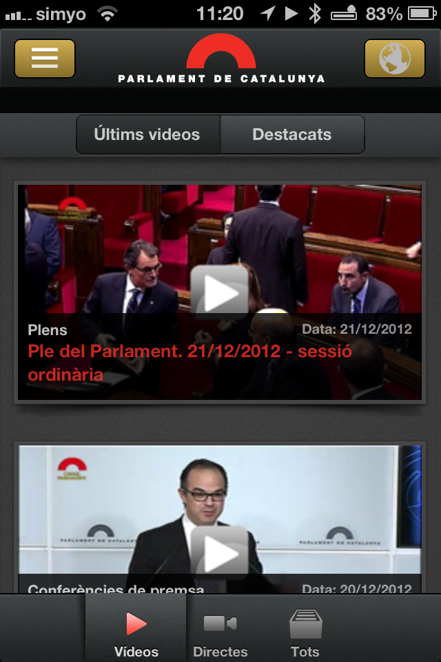 Imatge destacada 1 del Canal Parlament