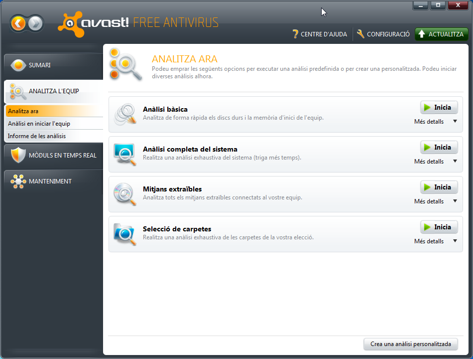 Imatge destacada 1 del Avast! Free Antivirus