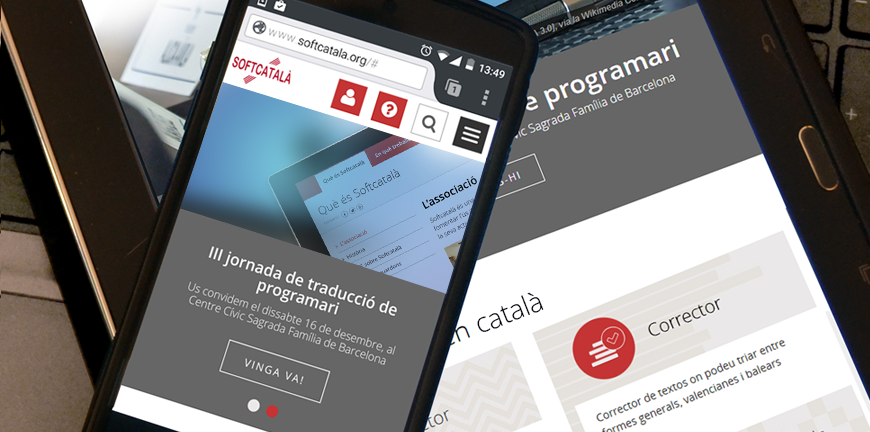 Softcatalà posa al dia el web amb un nou disseny responsiu i continguts actualitzats