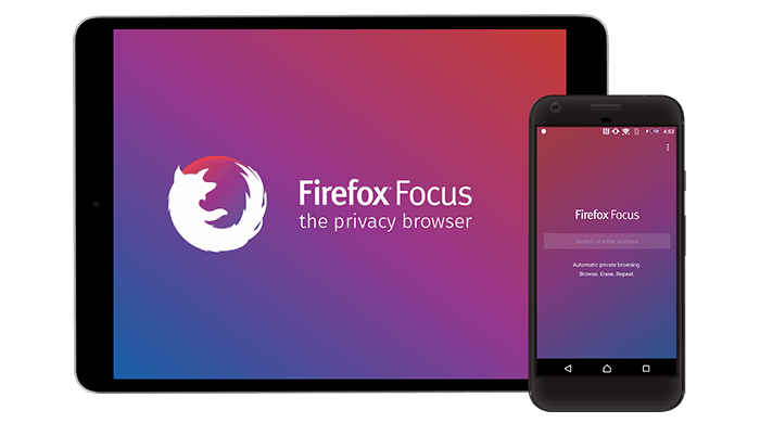 Imatge destacada 1 del Firefox Focus