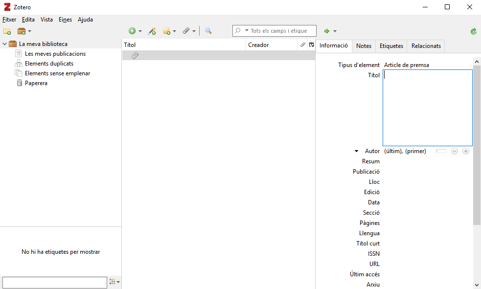 Imatge destacada 1 del Zotero