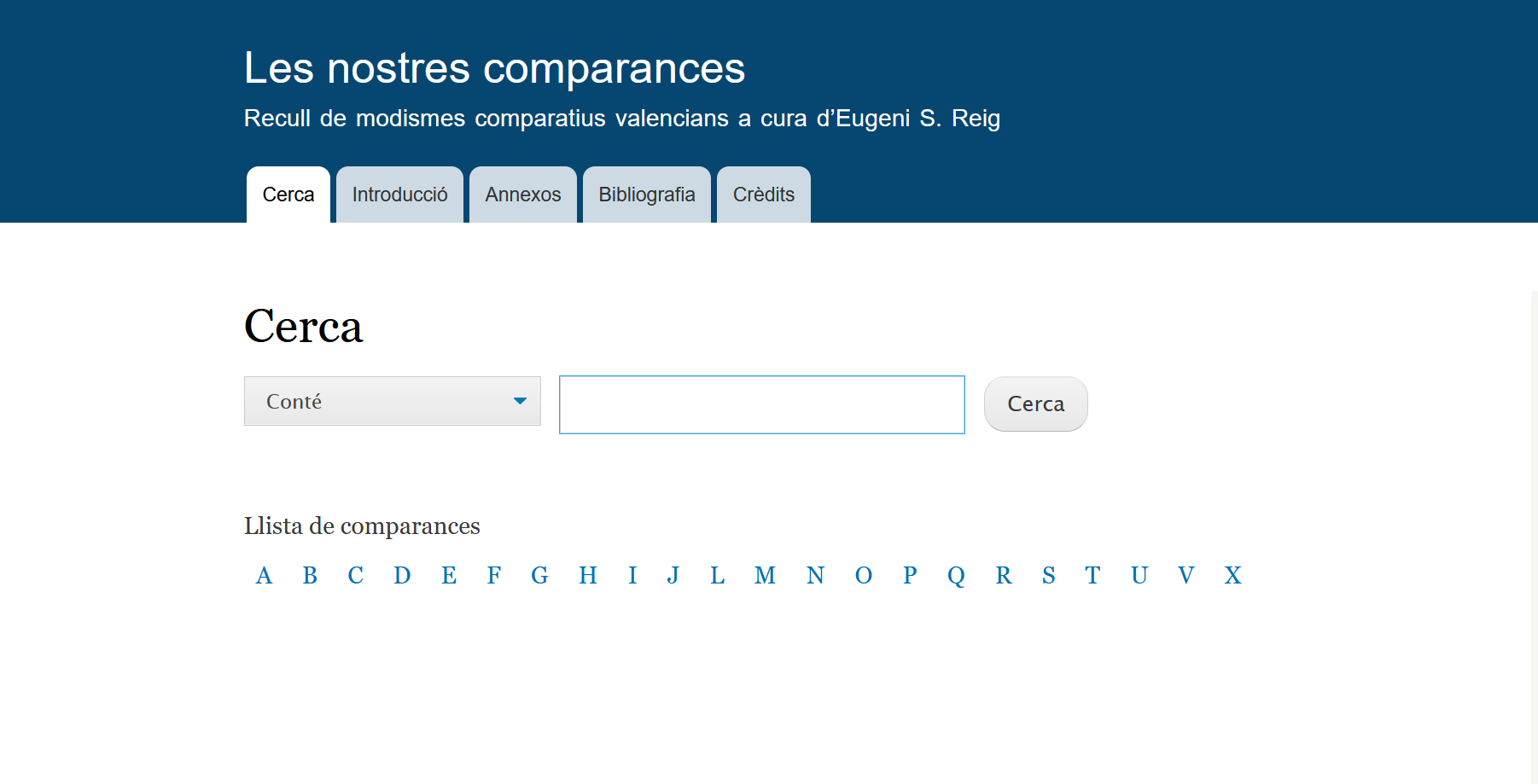 Les nostres comparances, d'Eugeni Reig